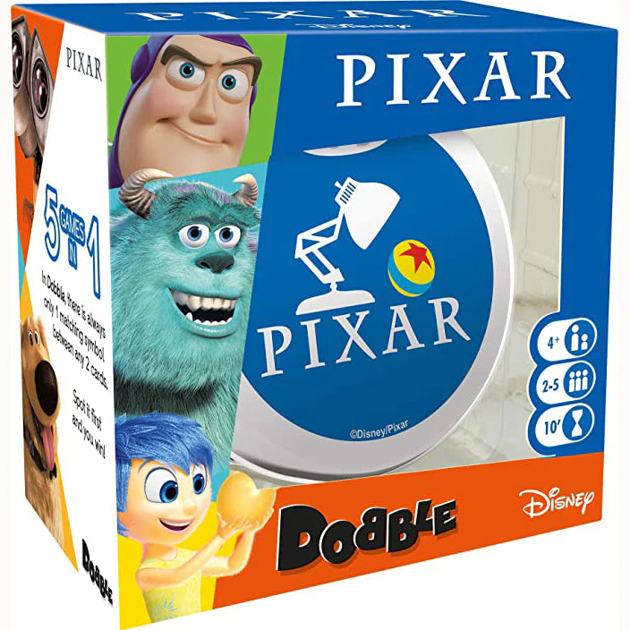 Juego De Mesa Dobble 5 En 1 Spot It Agilidad Pixar