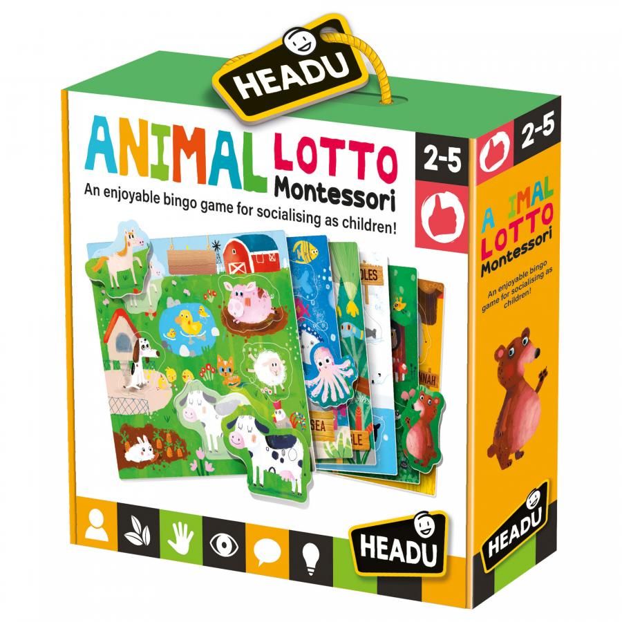 Loteria Infantil Animales 6 Escenarios