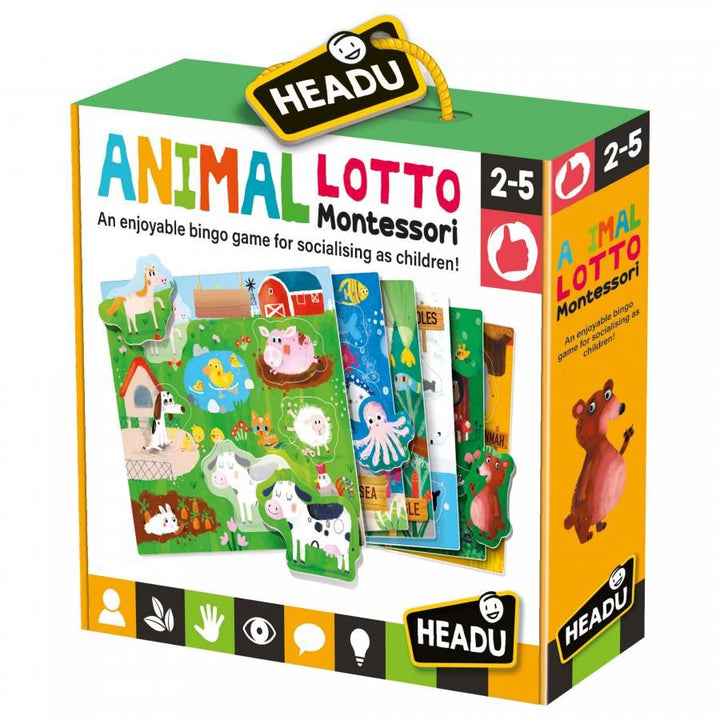 Loteria Infantil Animales 6 Escenarios