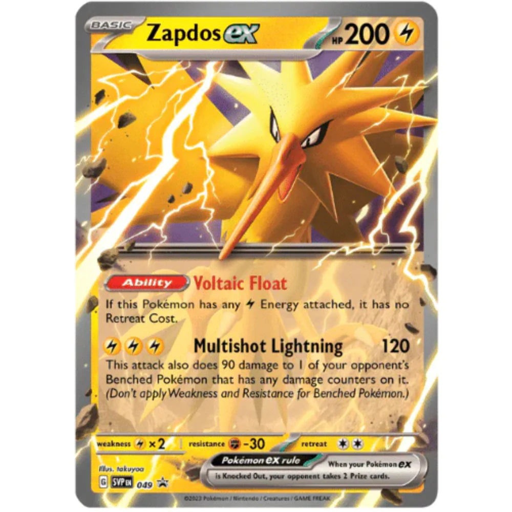 Set De Cartas Pokemon Coleccion Zapdos Ex