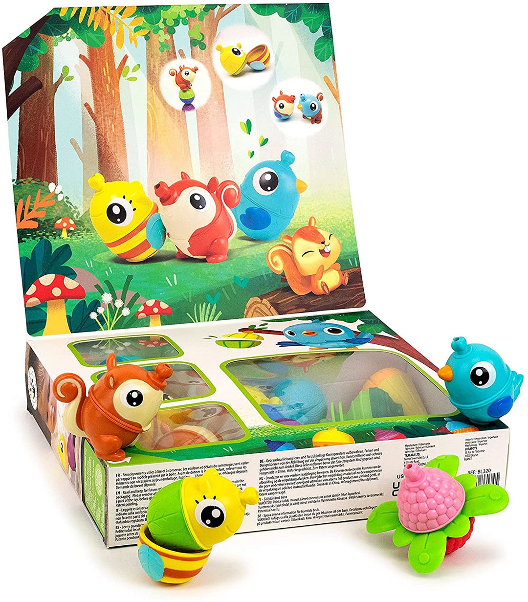 Animales Montessori Enhebrar y Apilar
