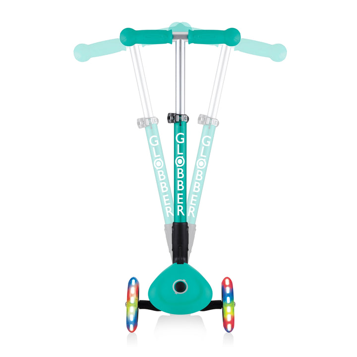Patineta Globber Junior Con Luces Verde
