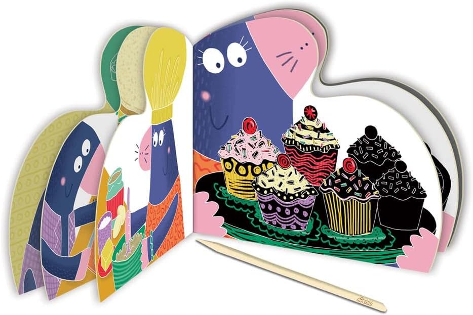 Set De Arte Y Manualidades Animales Para Raspar