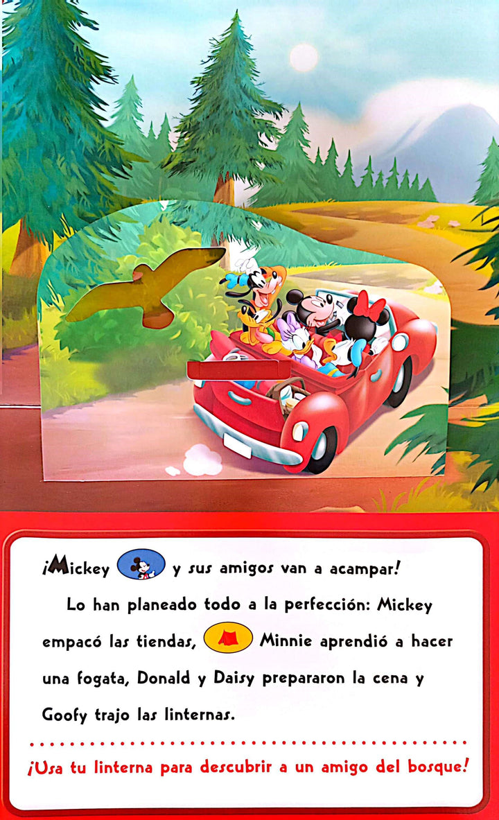 Libro Las Aventuras De Mickey Con Linterna Mágica