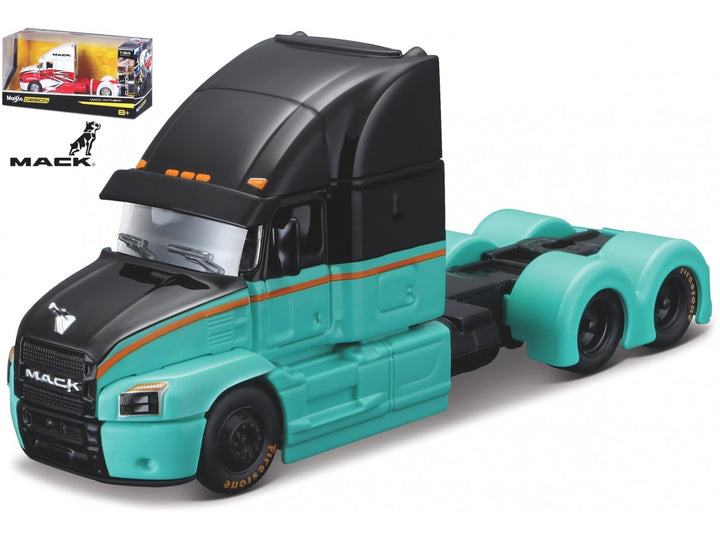 Camión A Escala 1:64 Mack Edición Especial Colección Verde