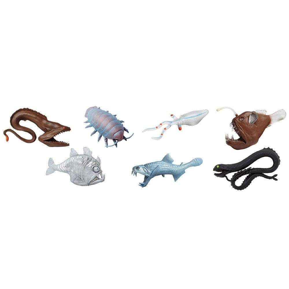 Tubos Animales De Las Profundidades Pintado a Mano