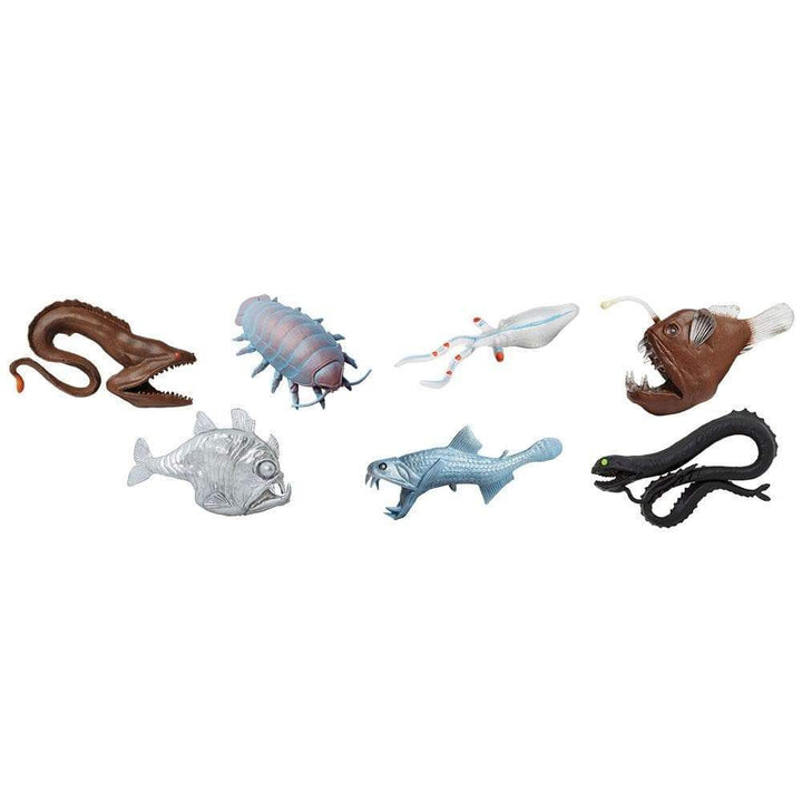 Tubos Animales De Las Profundidades Pintado a Mano
