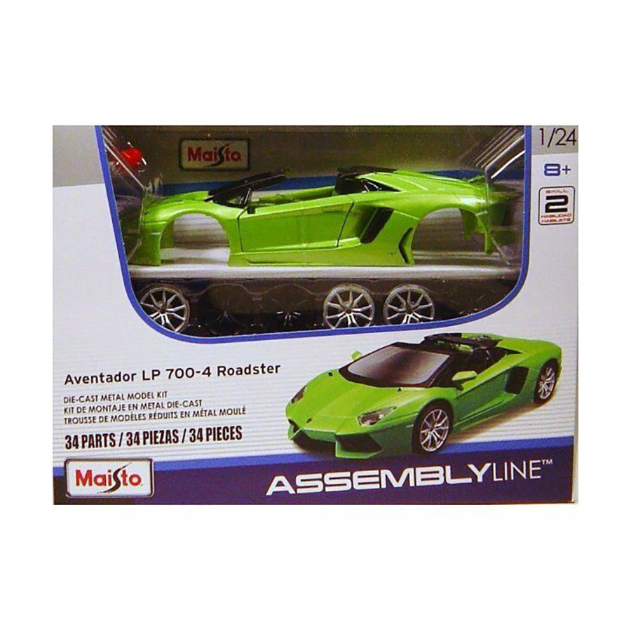 Carro A Escala 1/24 Lamborghini Aventador Lp 700 Para Armar
