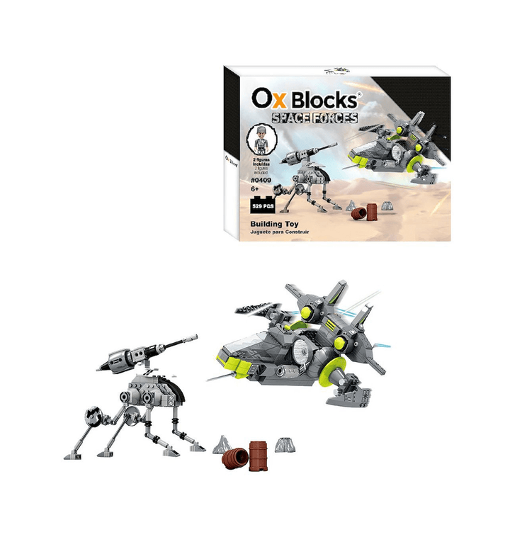 Juego De Construccion Tipo Lego Robots Espacio