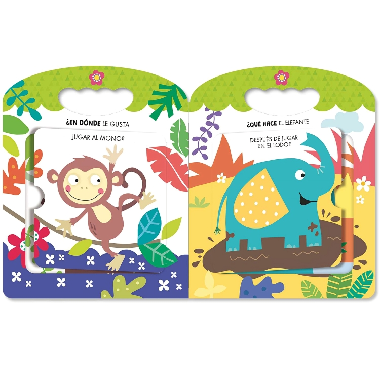 Libro Sorpresas En La Selva Con Pestañas