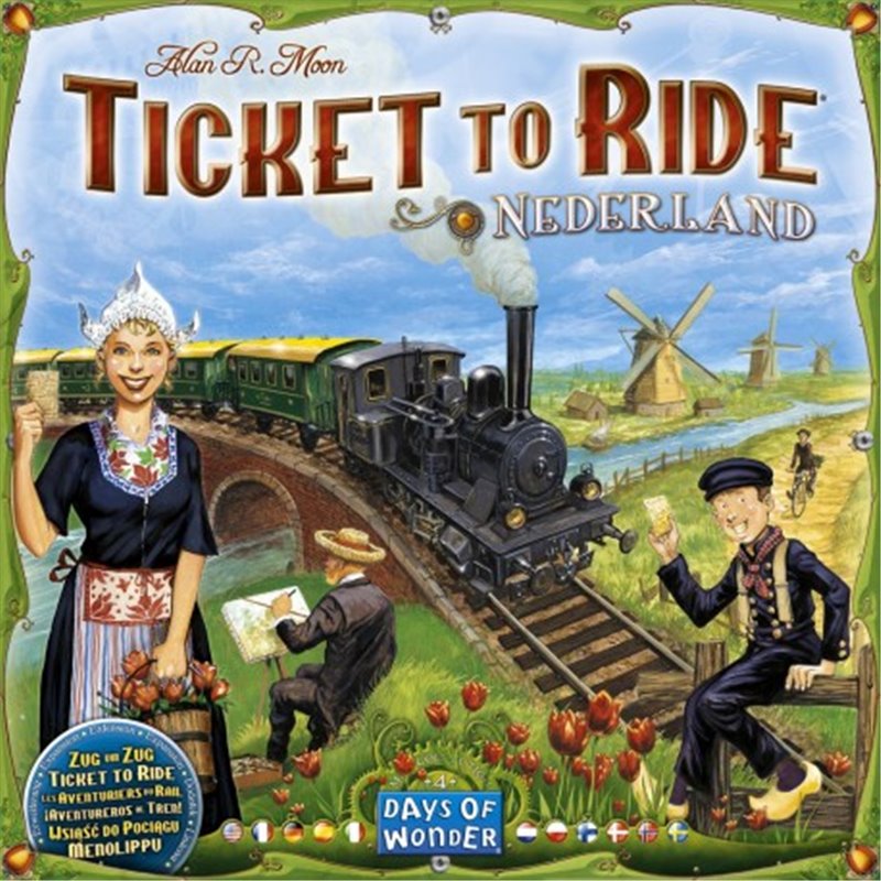 Juegos de Mesa ¡Aventureros al Tren! Países Bajos