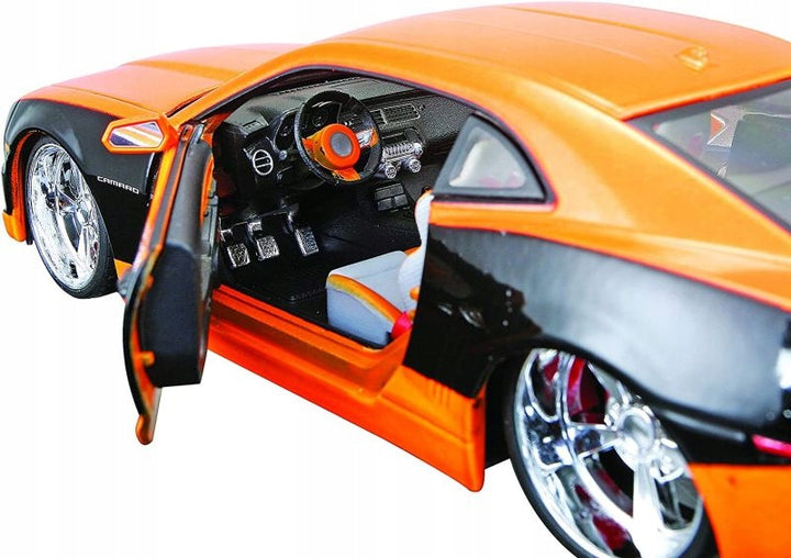 Carro A Escala 1/24 Chevrolet Camaro Ss Naranja Para Armar