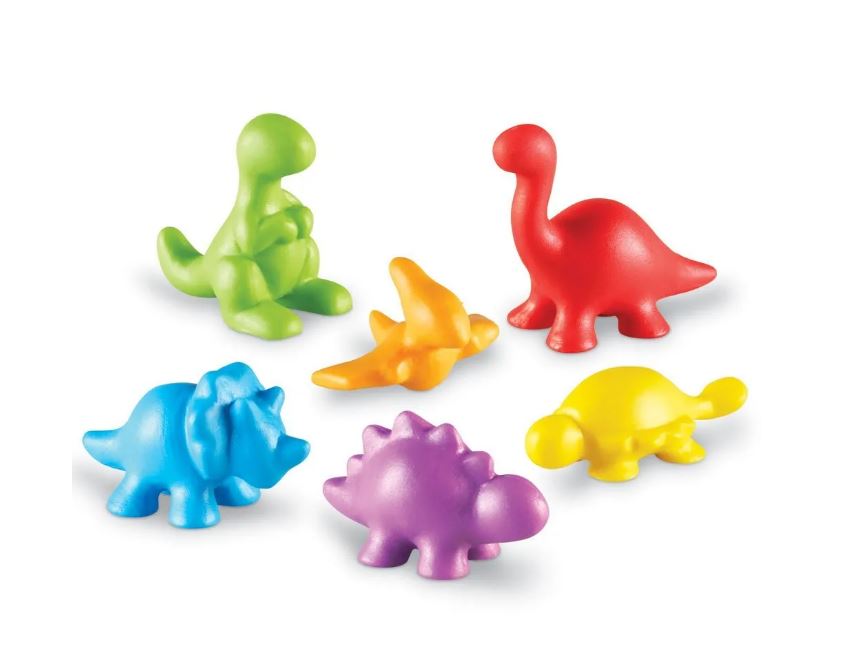 Juego De Conteo Montessori Dinosaurios Niños