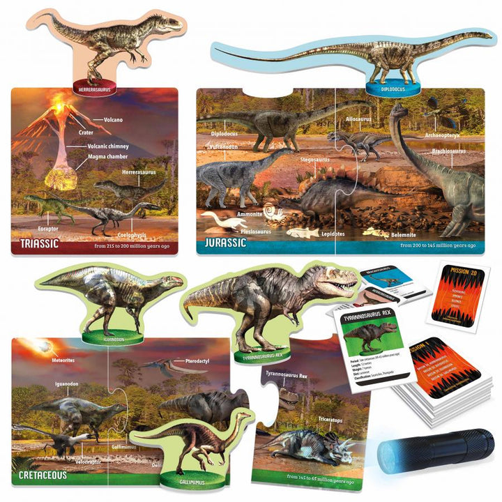 Juego Rompecabezas Dinosaurios Bajo Rayos X Niños