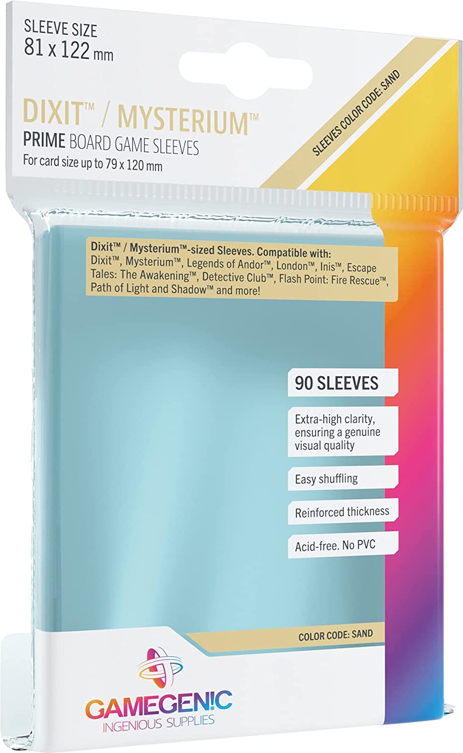 Juego De Protectores Para Cartas De 90 Unidades Dixit