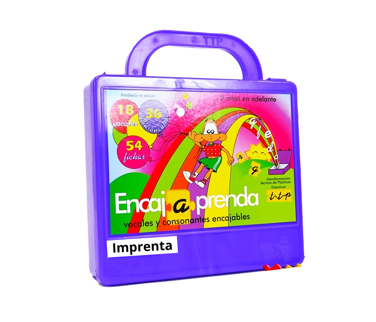 Maleta Letras Adhesivas ABC Imprenta