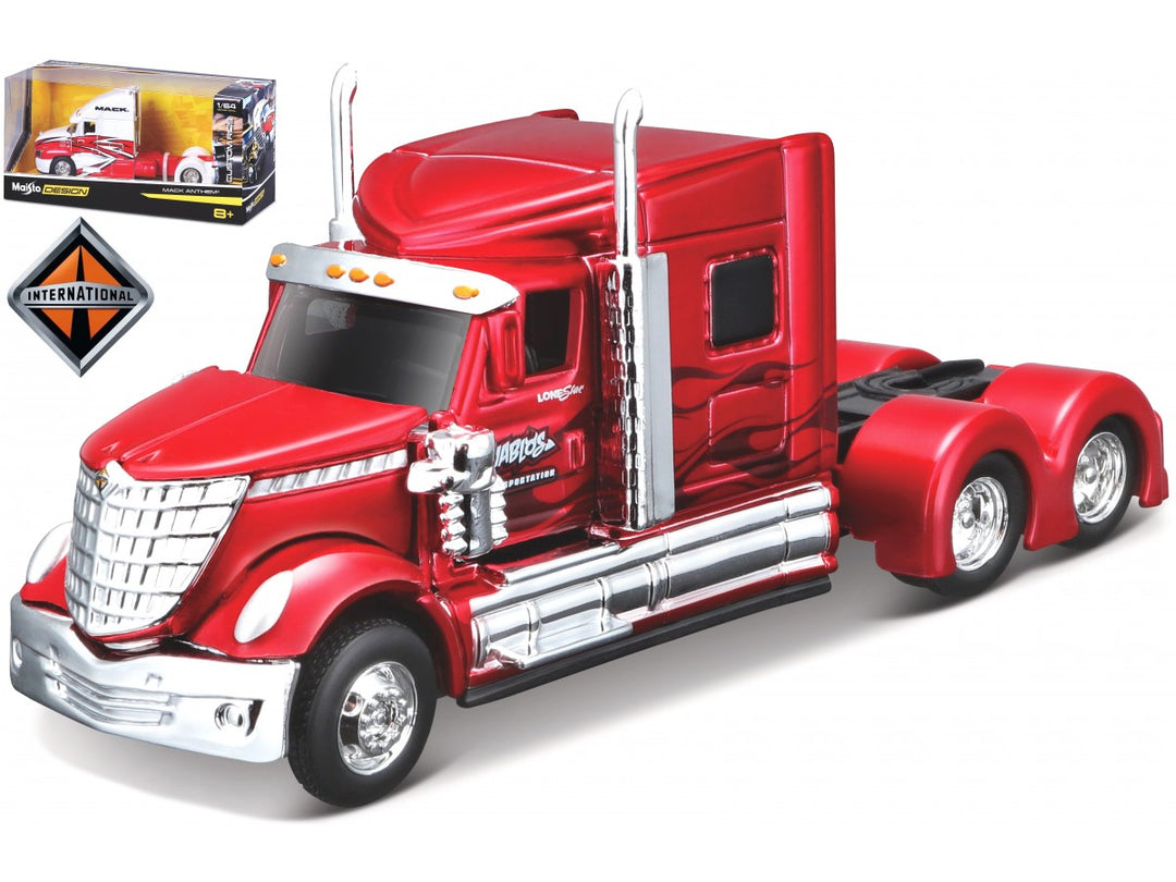 Camión A Escala 1:64 Coleccionable Edición Especial Mack Rojo