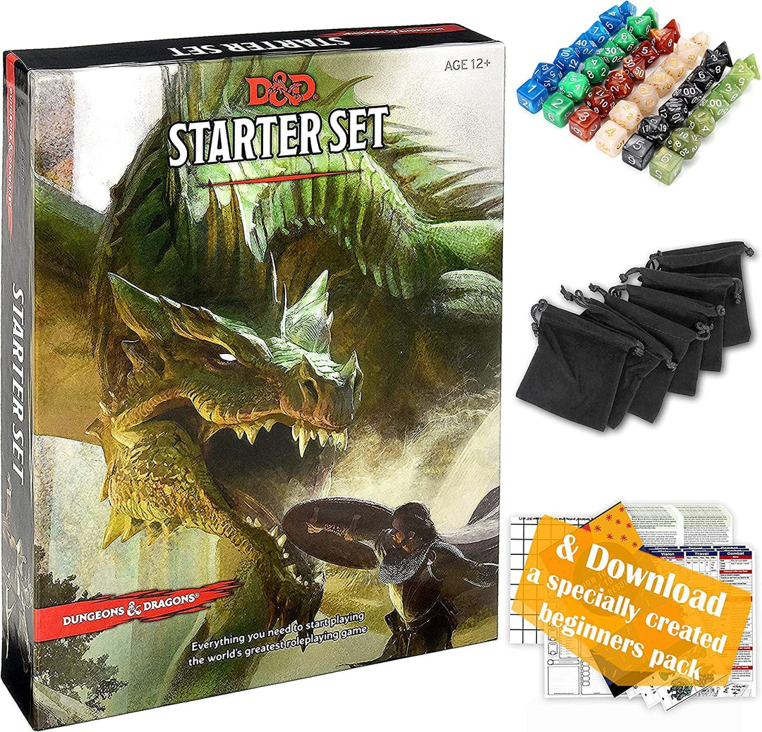 Juego De Mesa Dungeons Y Dragons Caja De Inicio
