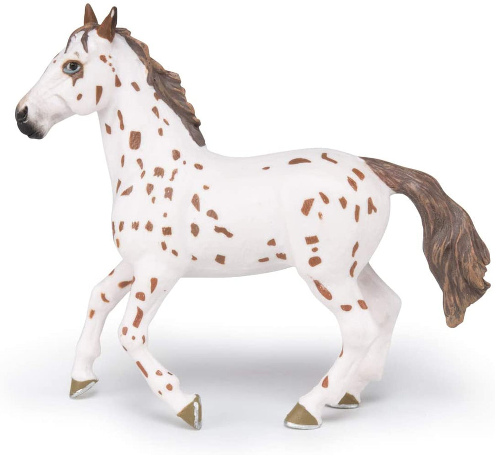 Figura Animales Yegua Appaloosa Pintada a Mano