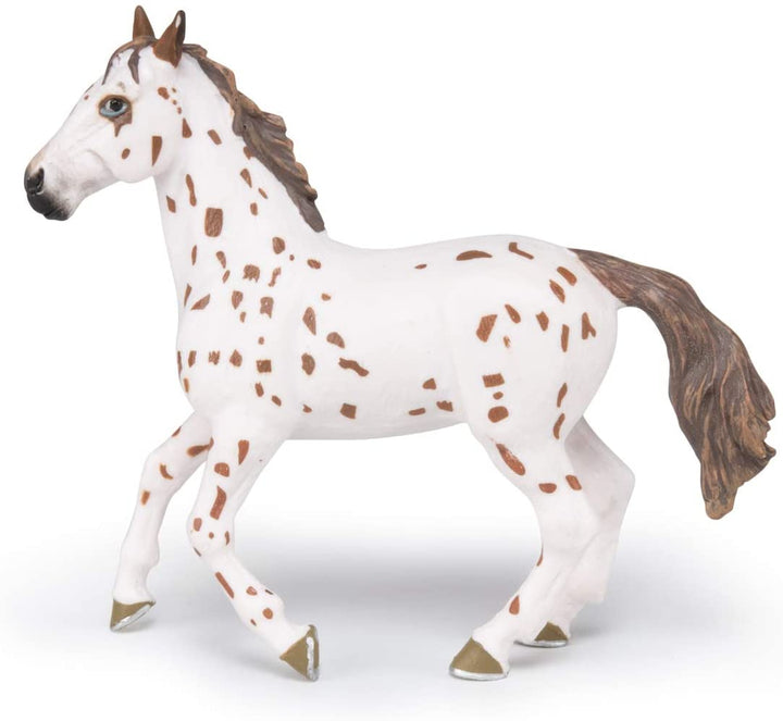 Figura Animales Yegua Appaloosa Pintada a Mano