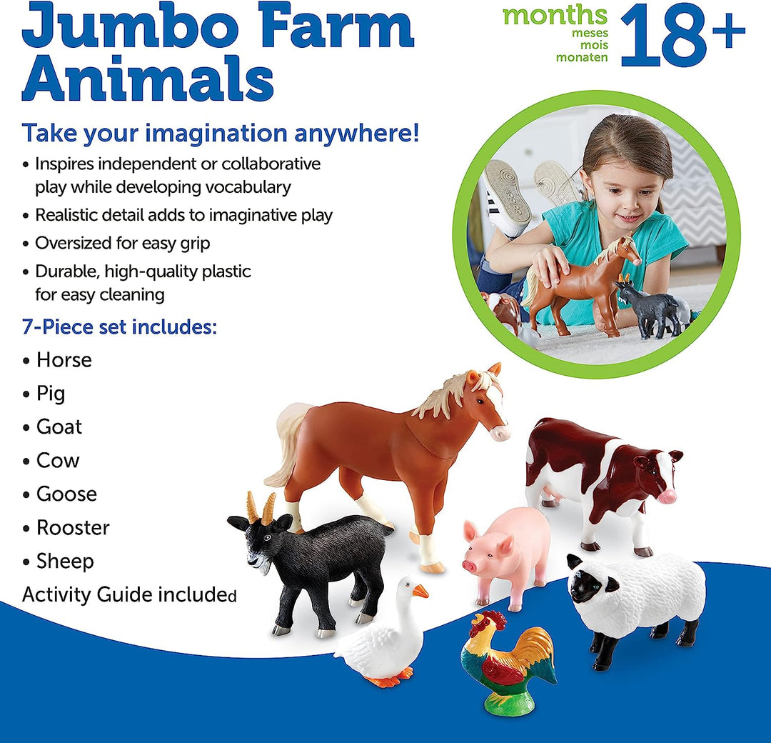 Figuras De Coleccion Animales De La Granja Jumbo
