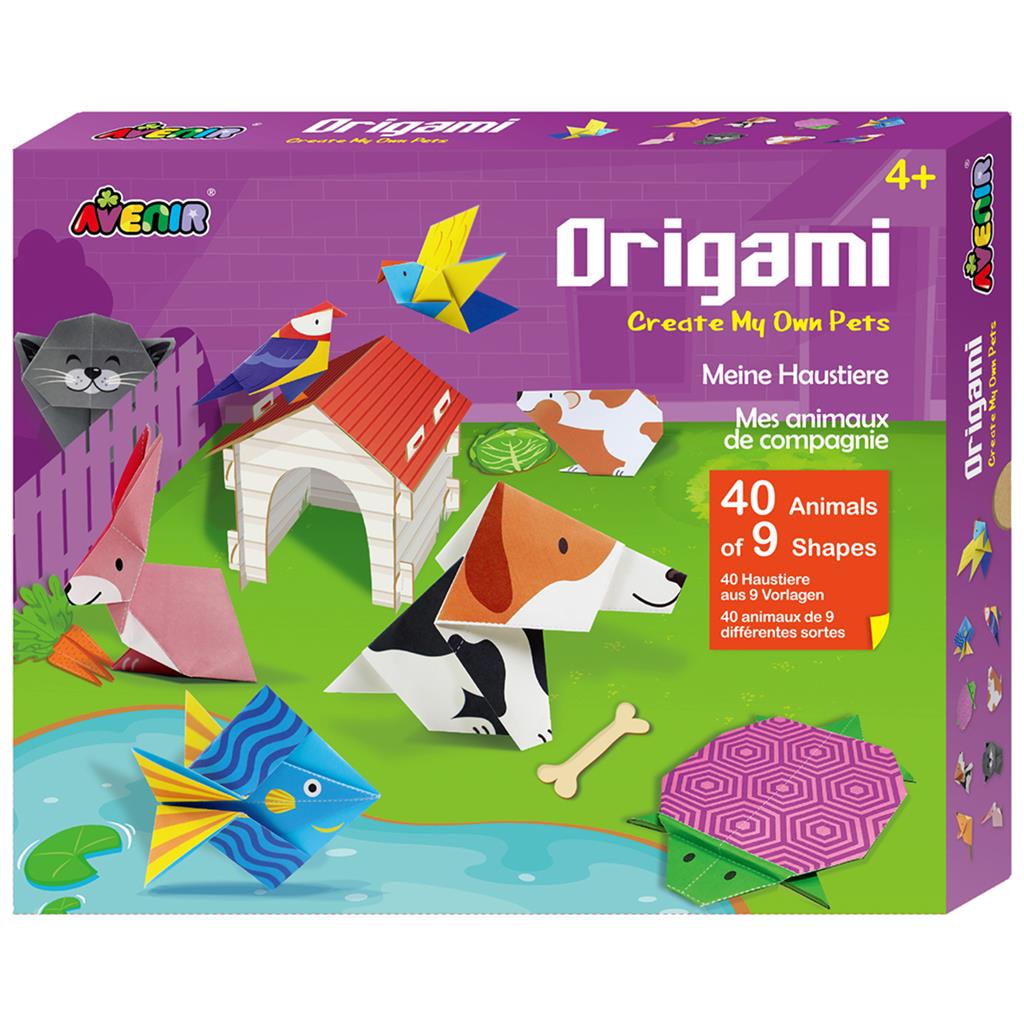 Set De Arte Y Manualidades Origami Mascotas