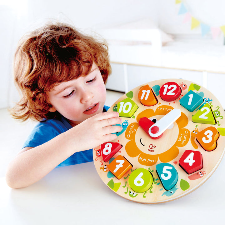 Juego Reloj Rompecabezas Formas y Colores
