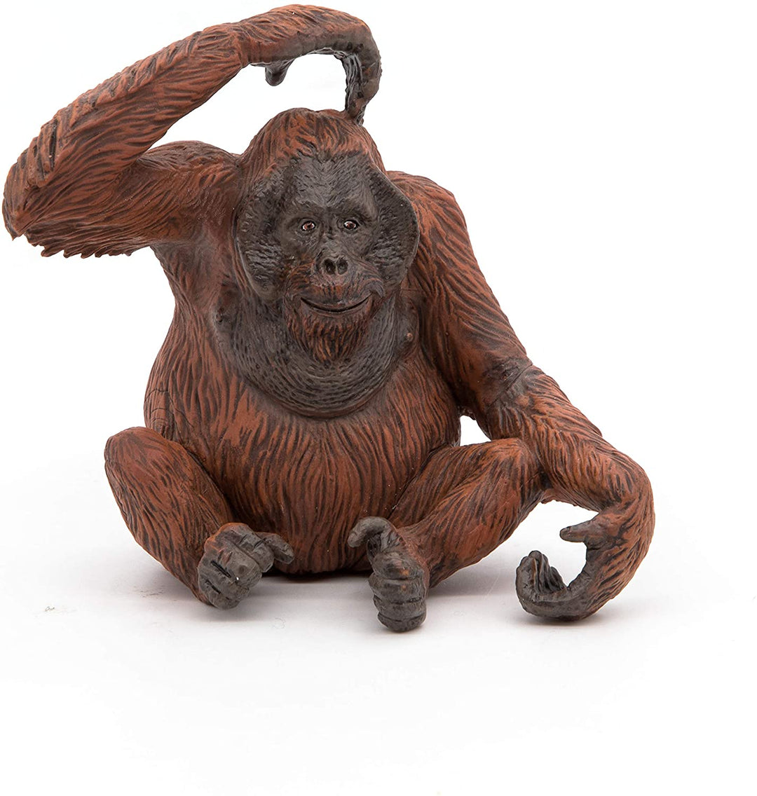 Figura Animales Orangután Pintado a Mano