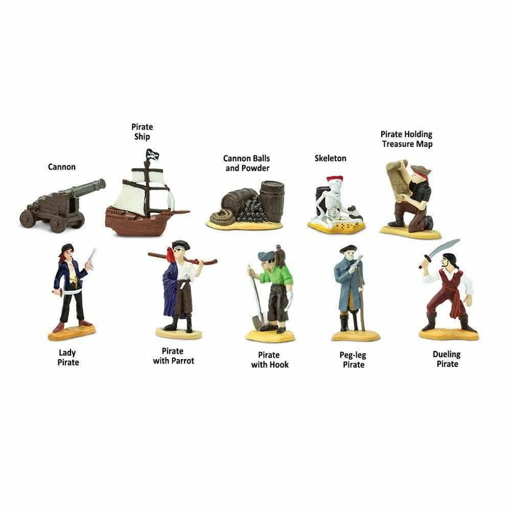 Set figuras de piratas