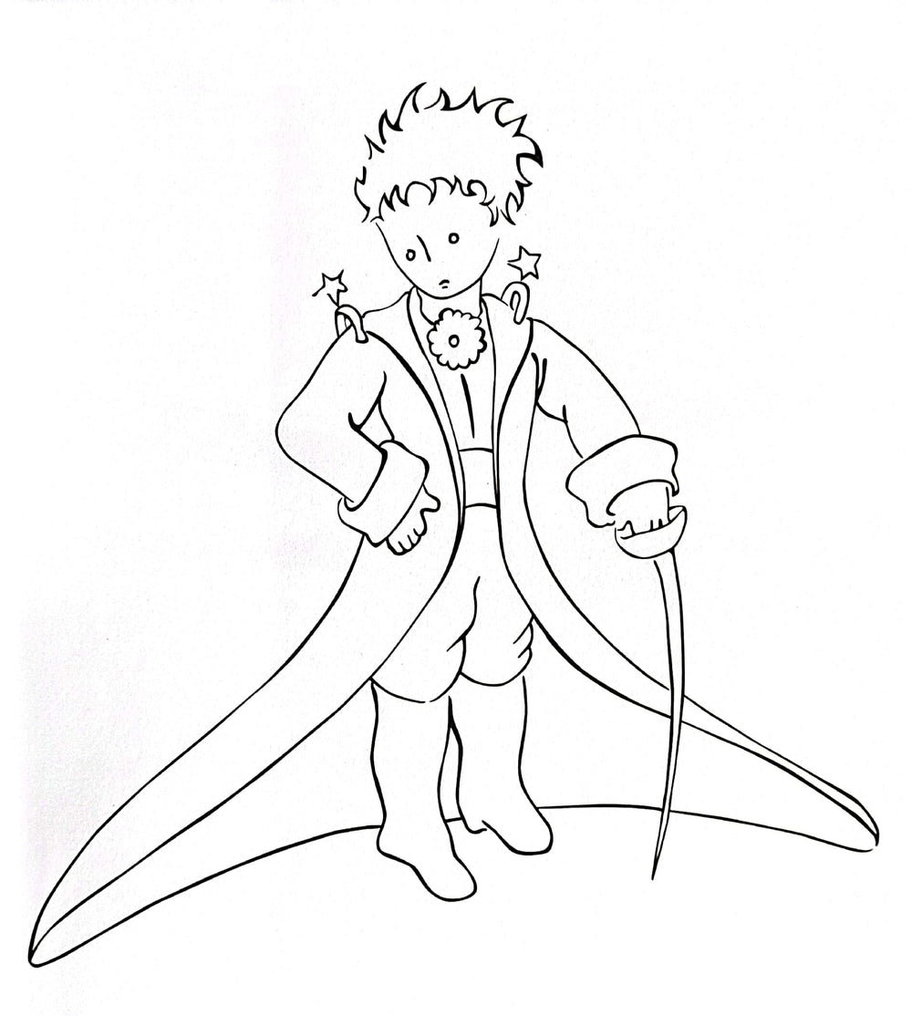 Libro Para Colorear El Principito Dibújame Un Cordero