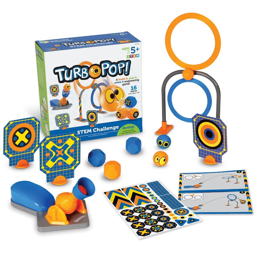 Juego De Mesa Didáctico STEM Turbo Pop! Para Niños