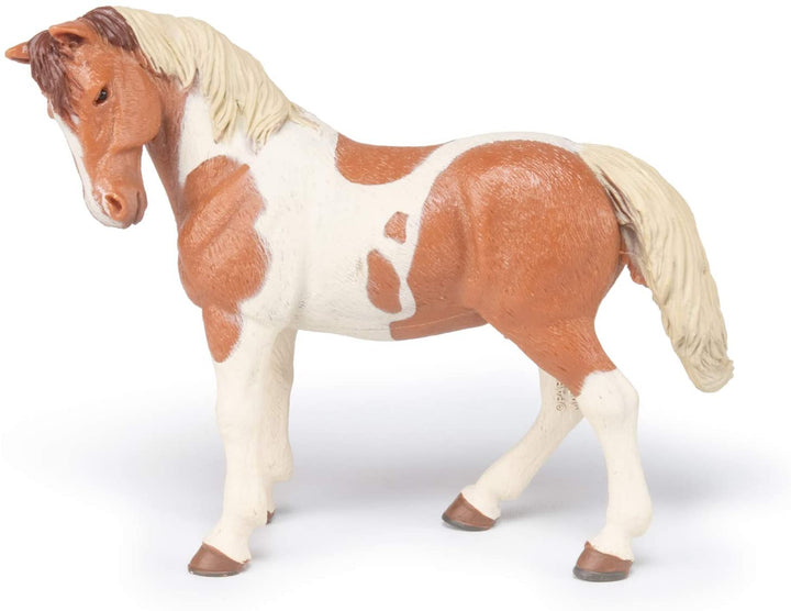 Figura Animales Yegua Pinto Pintado a Mano
