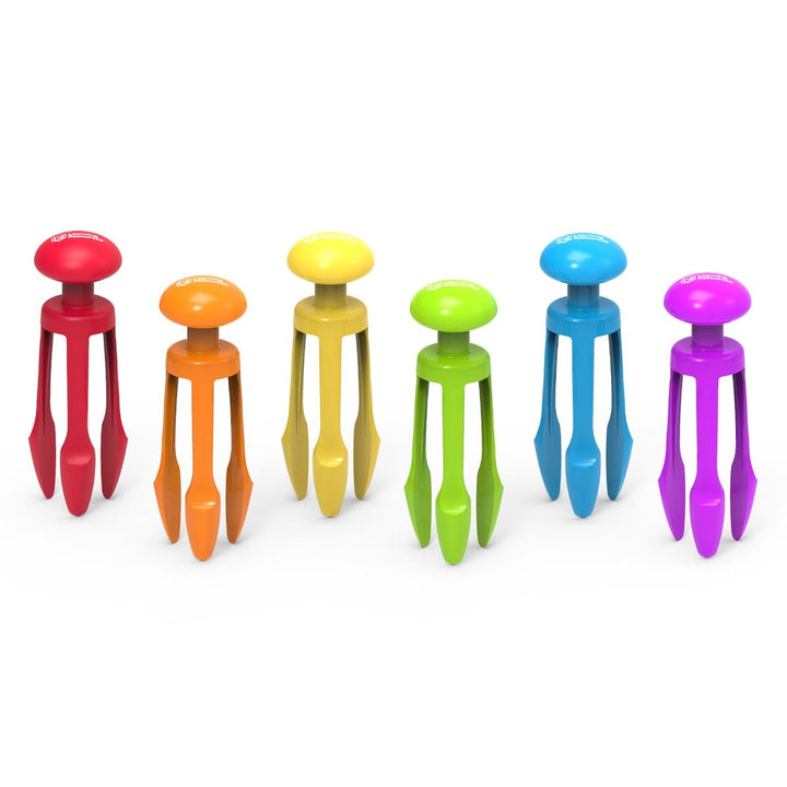 Pinza 1 Unidad Motricidad Fina 3 Dientes Amarillo