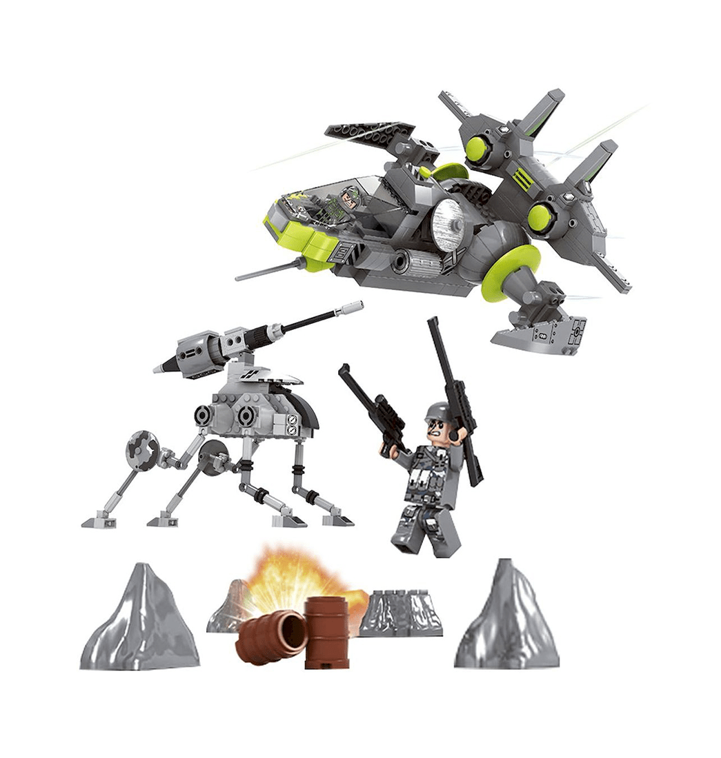 Juego De Construccion Tipo Lego Robots Espacio
