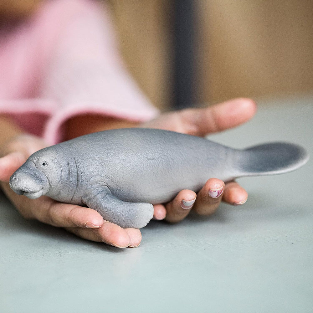 Figura Animales Manati Pintado A Mano