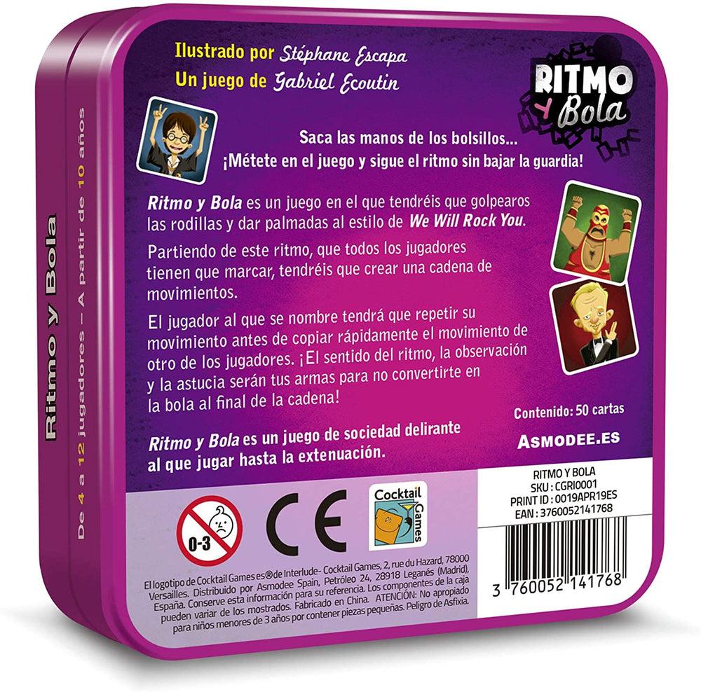Juego De Mesa Ritmo y Bola No Pierdas El Ritmo