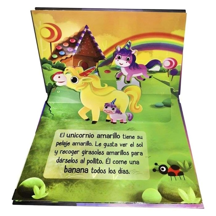 Libro Pop Up Unicornios
