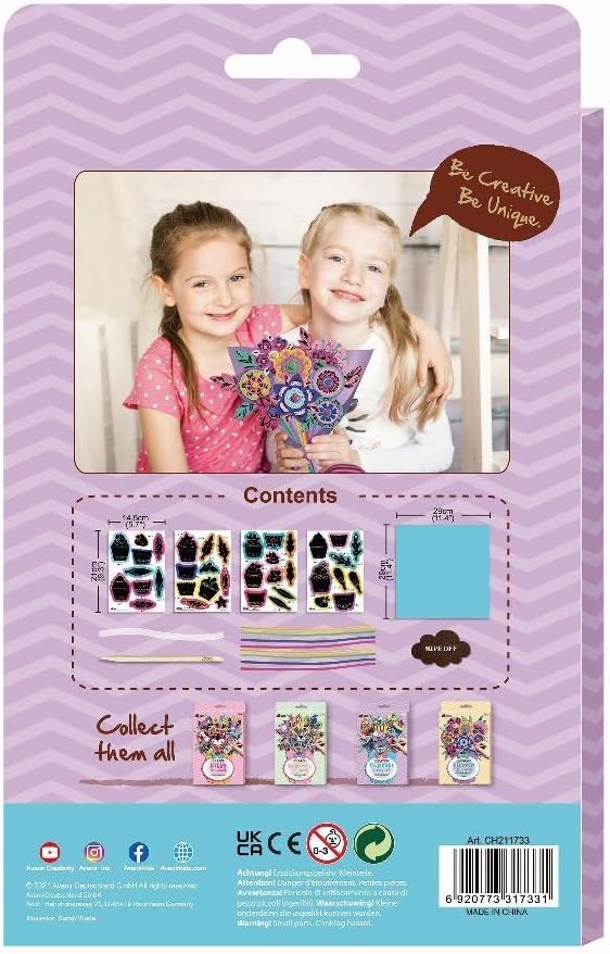 Set De Arte Marionetas Para Raspar Ramo DeCupcake