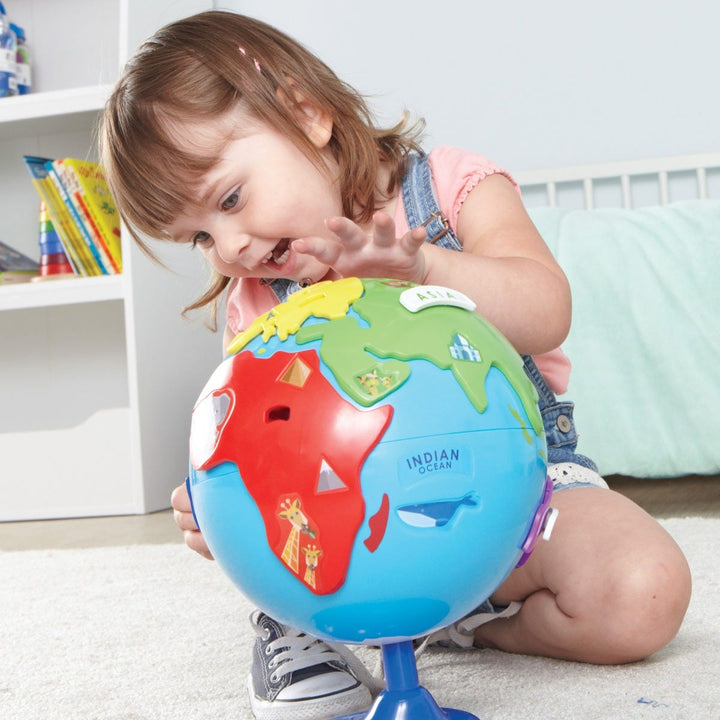 Juguete Rompecabezas Globo Terráqueo Para Niños