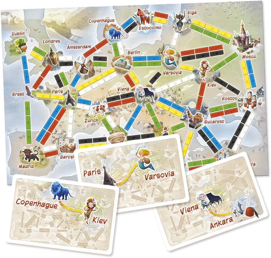 Juego De Mesa Aventureros Al Tren El Primer Viaje