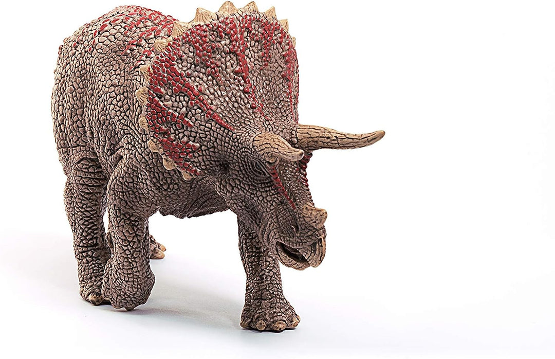 Figura Dinosaurios Triceratops Pintado a Mano