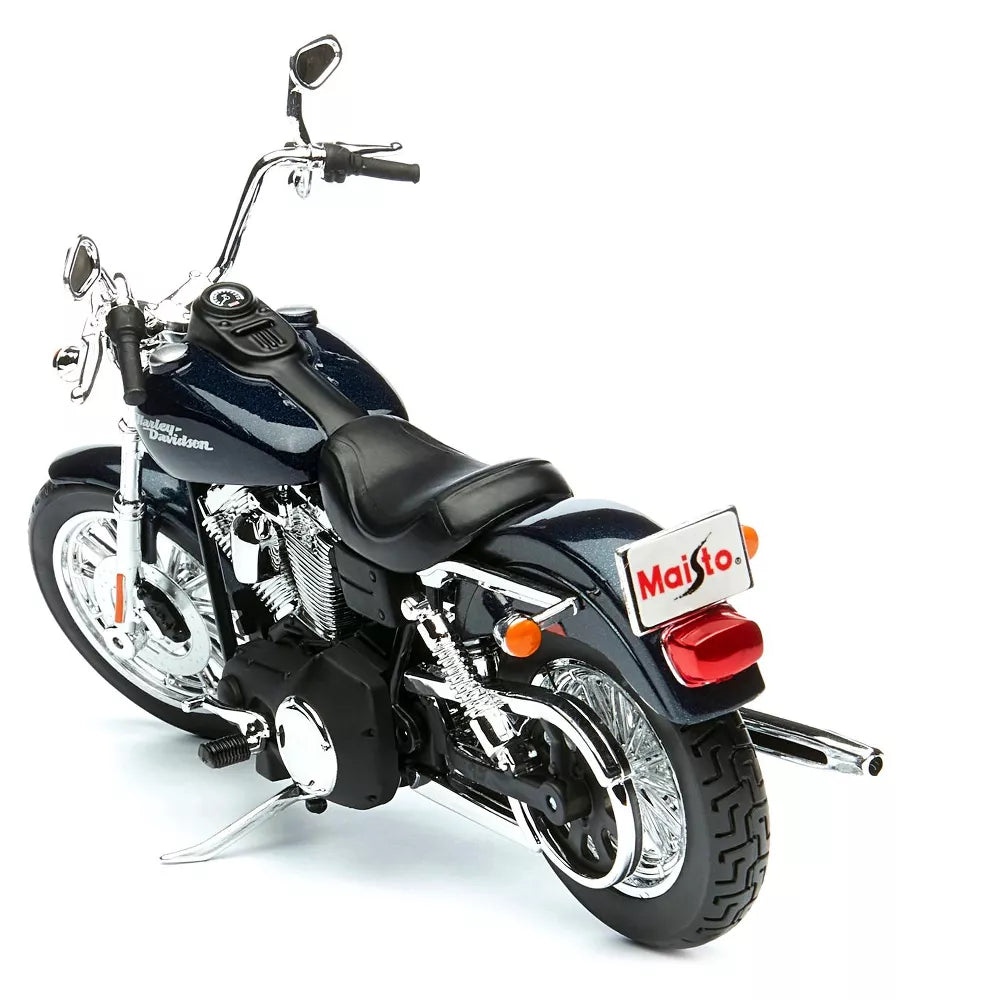 Moto A Escala 1:12 Harley Davidson Negro Motos De Colección