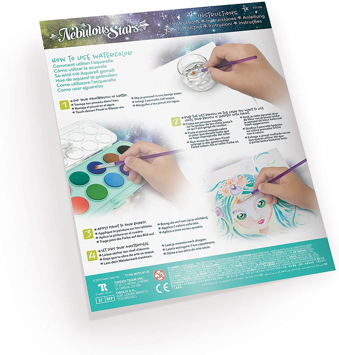 Kit De Arte Pinta Con Acuarela Mágica