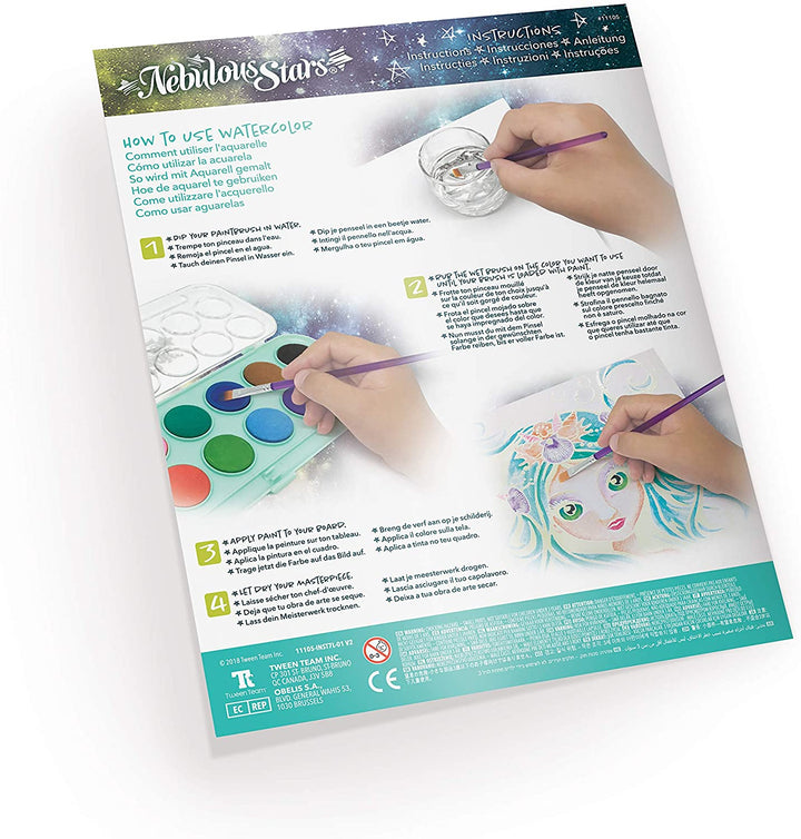 Kit De Arte Pinta Con Acuarela Mágica