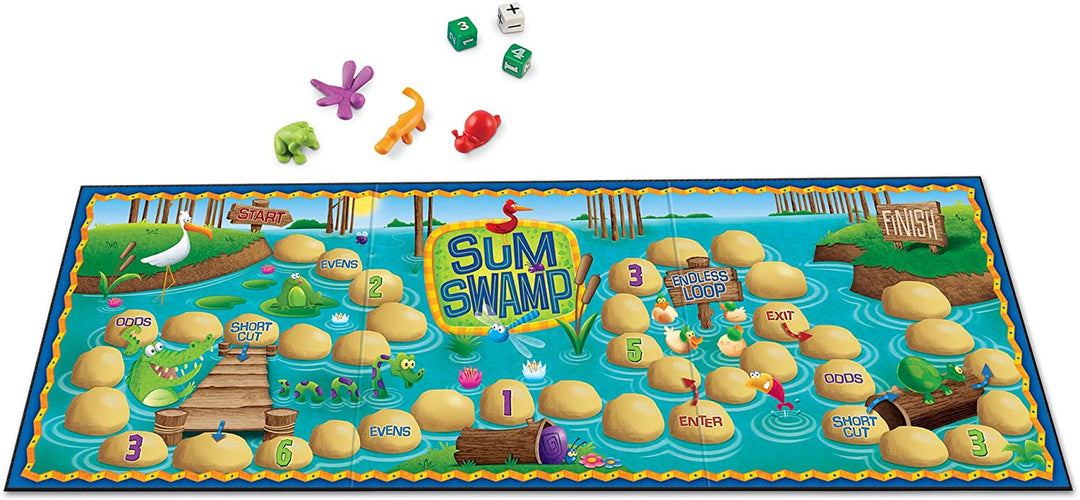 Juego de Mesa Matemáticas Suma y Resta Para Niños