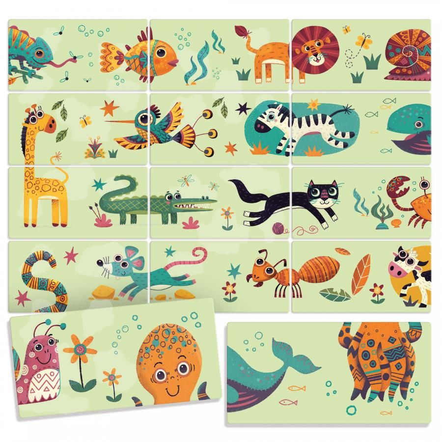Mi Primer Domino Animales Niños