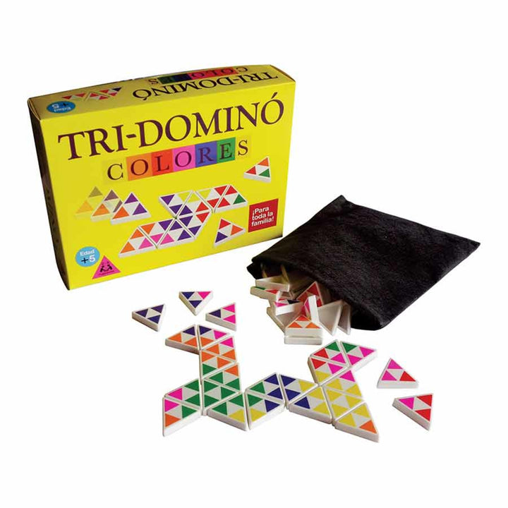 Juegos De Mesa Tridomino Color Niños Adultos