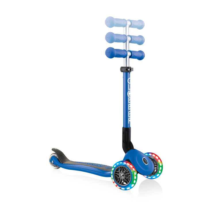 Patineta Globber Junior Con Luces Azul