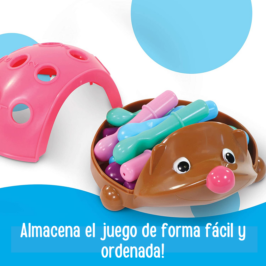 Erizo de Motricidad Fina Colores y Números