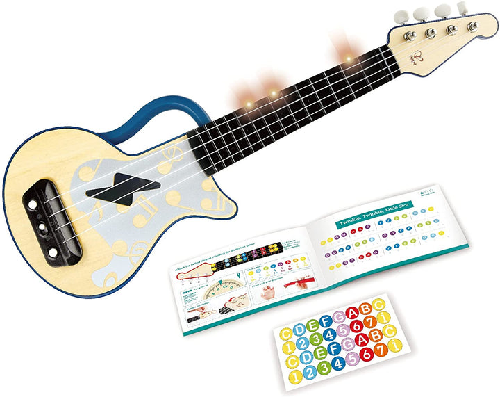 Guitarra Ukelele Con Luces Para Ninos